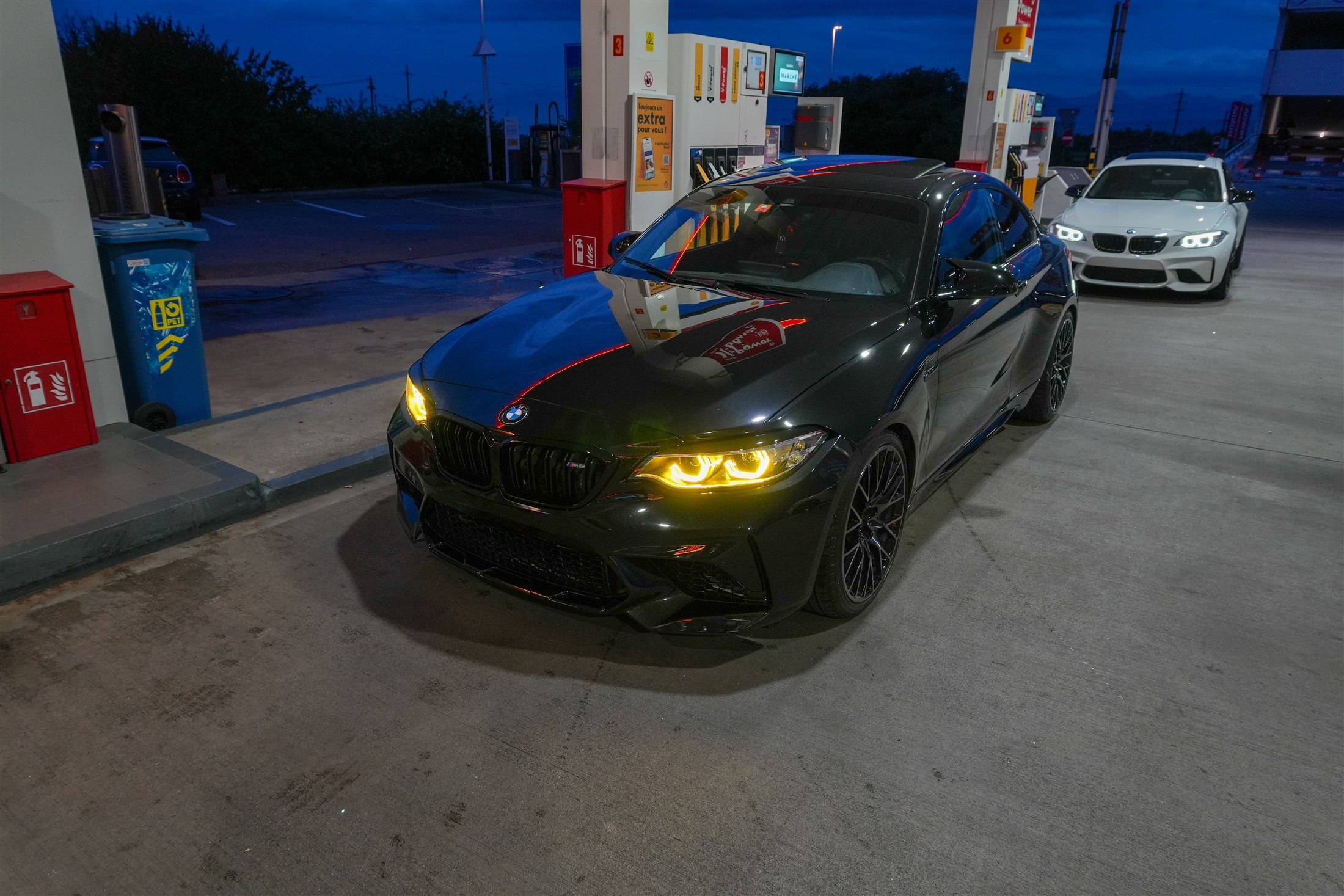 BMW M2 — blue hour