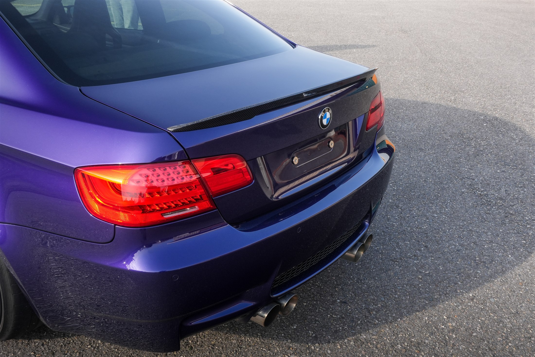 BMW M3 E92 — profil arrière